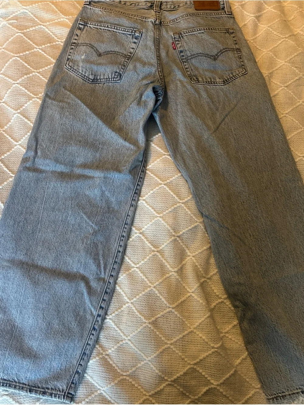 Levi's Men's Relaxed Fit Baggy Jeans - Light Blue Wash Unisex